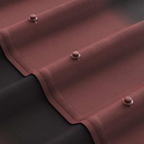 Лист Ондулин (onduline) Черепица красный 1,95x0,96м