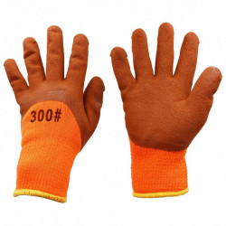 Перчатки прорезиненные утепленные #300