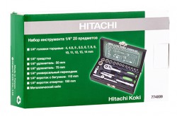 Набор инструментов 1/4 20 предметов Hitachi